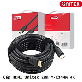 Hình ảnh Cáp HDMI Unitek 20m Y-C144M 4K - Hàng Chính Hãng