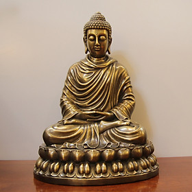 Mua Tượng Phật Thích Ca Mâu Ni Cao 48cm Bằng Đồng Thau Lê Gia