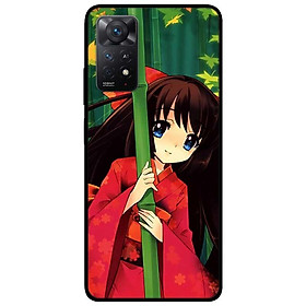 Ốp lưng dành cho Xiaomi Redmi Note 11 Pro 5G - Anime Cô Gái Kimono Đỏ