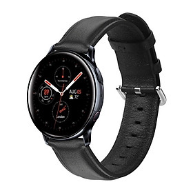 Dây Da Genuine Leather Dành Cho Galaxy Watch Active 2, Galaxy Watch Active 1, Galaxy Watch 42 (Size 20mm)