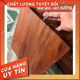 CHUẨN THỚT gỗ nghiến hình chữ nhật 23cm x 18cm x dày 2 phân