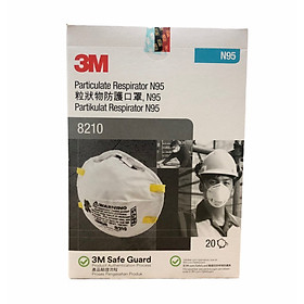 Khẩu trang lọc bụi bảo vệ hô hấp 3M 8210, N95