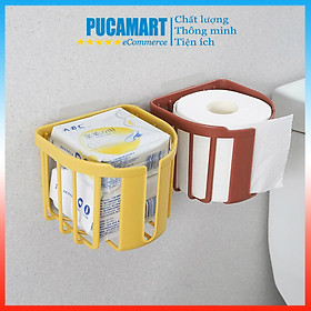 Mua Giỏ Đựng Giấy Vệ Sinh Dán Tường  Giỏ Đựng Đồ Nhà Tắm  Nhà Bếp Đa Năng Nhỏ Gọn Tiện Lợi - PucaMart