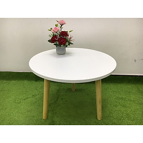Bàn tròn sofa phòng khách sivali 60x45, bàn trà, bàn coffee, cafe, cà phê, bàn gỗ 02