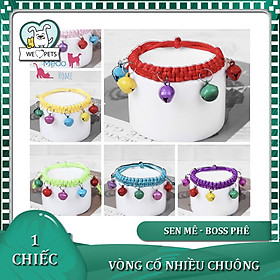 Vòng cổ nhiều chuông hoa cho thú cưng 0