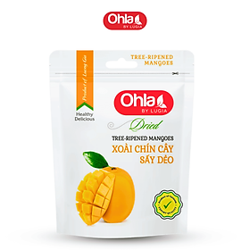 Xoài Chín Cây Sấy Dẻo Ohla 100g - Trái Cây Tươi Giàu Dinh Dưỡng & Vitamin