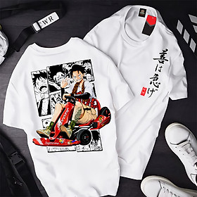 Áo One Piece Luffy ATT-02, Áo thun Anime Manga One Piece Monkey D. Luffy Unisex Nam Nữ
