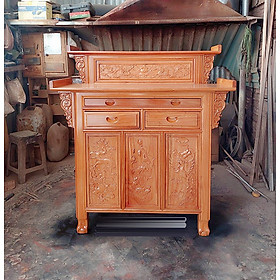 Mua Tủ thờ 2 tầng gỗ gõ đỏ U02 - Đồ Gỗ Mạnh Hùng