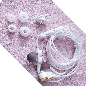 Mua Tai nghe nhét tai có Mic lỗi kép M5 - kèm 4 mút tai nghe và kẹp áo
