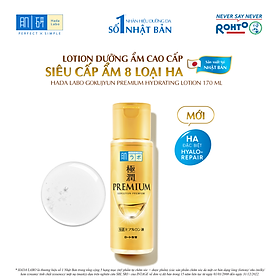 Lotion dưỡng ẩm cao cấp - Siêu cấp ẩm cho da căng mượt Hada Labo Gokujyun Premium Hydrating Lotion (170ml)
