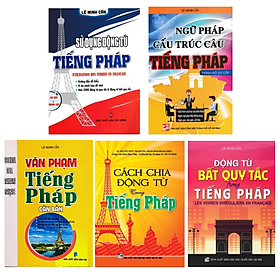 Combo Sách Học Tiếng Pháp Cho Người Mới Bắt Đầu + Động Từ Bất Quy Tắc Trong Tiếng Pháp (Bộ 5 Cuốn) - HA
