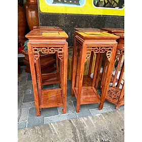 Mua ĐÔN VUÔNG GỖ HƯƠNG CAO 60 MẶT VUÔNG 30CM