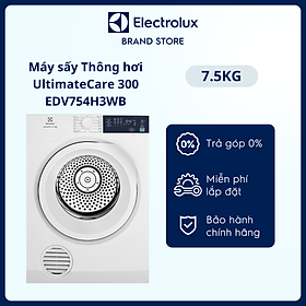 Máy sấy thông hơi Electrolux 7.5kg UltimateCare 300 - EDV754H3WB Hàng chính hãng