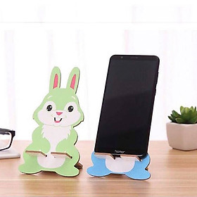 Mua Bộ 02 giá đỡ điện thoại hình thú ngộ nghĩnh bằng gỗ