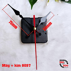 Mua Máy đồng hồ treo tường  (KIM TRÔI)- Silent Quartz hiệu 6168s trục đồng dài 15mm (cốt cao 22mm) bảo hành 12 tháng