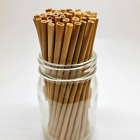 Mua 100 Ống Hút Cỏ (Grass Straws) Dài 15 cm - Không Tan  Biến Dạng Trong Nước - Dùng Được Cho Tất Cả Các Loại Thức Uống