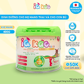 Sữa bột IQ Kao MAMI cho mẹ bầu, phụ nữ đang mang thai và cho con bú giúp bé thông minh và khỏe mạnh hộp 900g