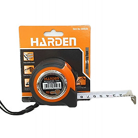 THƯỚC DÂY CUỘN 5M x 25mm HARDEN 580036 - Hàng Chính Hãng - Lá Thước Bằng Hợp Kim Thép Mềm Mỏng, Giúp Thao Tác Dễ Dàng, Tiện Dụng. Vỏ Ngoài Bằng Nhựa Mềm, Chống Trơn.