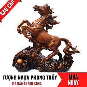 Mua Tượng Ngựa Trang Trí Phong Thủy Cao 22cm