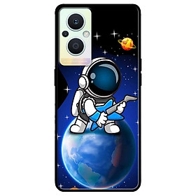 Ốp lưng dành cho Oppo A16K - Oppo A36 / A76 - Oppo Reno 7z 5G - Phi Hành Vệ Tinh Tím