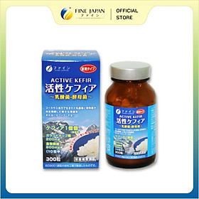 Viên uống nấm men Active Kefir FINE JAPAN cải thiện hệ vi sinh đường ruột và tăng cường miễn dịch lọ 300 viên