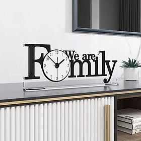 Mua Đồng hồ để bàn cao cấp FAMILY CL039 - Size M: 30cm x 11cm (Mặt 7 5cm)