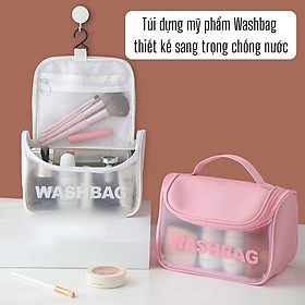 Túi xách đa năng đựng mỹ phẩm ,dạng hộp ,nắp khóa ,có quai xách , móc treo tiện dụng , chống thấm nước , đường may tỉ mỉ ,hợp đi du lịch ,dạo phố , đi biển , thiết kế sang trọng hiện đại