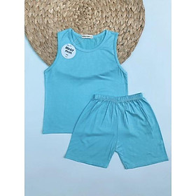 Bộ ba lỗ Minky Mom thun lạnh mềm mịn mát cho bé từ 7-32kg