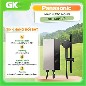 Máy nước nóng trực tiếp 4500W bơm trợ lực Panasonic DH-4UP1VS - Hàng chính hãng