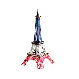Mô hình thép 3D tự ráp tháp Eiffel bản màu