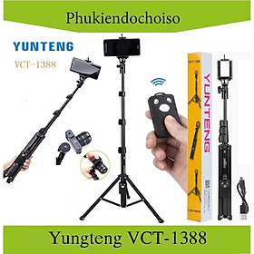 Gậy tự sướng Yungteng 1388, có điều khiển blutooth - Hàng Chính Hãng