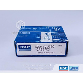 Bạc đạn xe máy SKF 6204/VU350-2RS1/C3