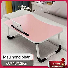Mua Bàn Làm Việc Gấp Gọn Có Khe Cắm Ipad - Giao Màu Ngẫu Nhiên - Miễn Phí Vận Chuyển