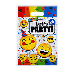 10 túi quà Party gift bag 17 x 25 cm mẫu Let's Party