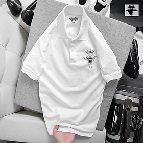 ÁO POLO IN HÌNH ONG Form rộng VẢI Gai mềm mịn