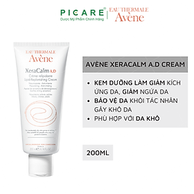 Avène Kem Dưỡng Da Làm Dịu Cơn Ngứa Tức Thời XeraCalm AD Lipid-Replenishing Cream 200ml