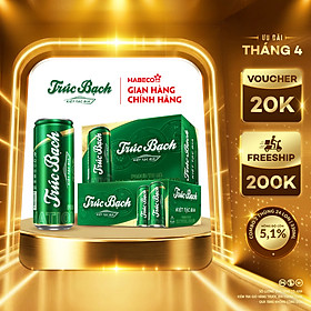 Combo 2 Thùng Bia Trúc Bạch - Thùng 24 lon 330ml