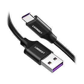 Mua Ugreen UG60728US279TK 0.25M 5a qc3.0 USB A sang type C 2.0 màu đen cáp sạc và truyền dữ liệu từ máy tính ra điện thoại dài 25cm - HÀNG CHÍNH HÃNG