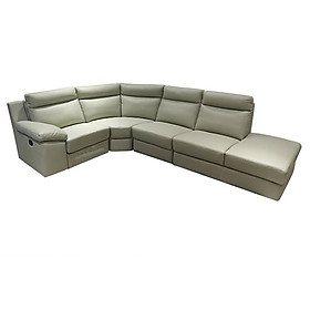 Sofa Da Góc Juno AARON 290 x 230 x 93 cm (Kem)