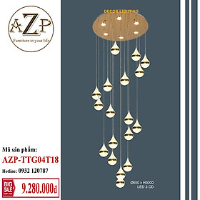 Mua ĐÈN THẢ TRẦN / ĐÈN THÔNG TẦNG TRANG TRÍ PHÒNG KHÁCH / PHÒNG NGỦ / CẦU THANG / KHÔNG GIAN SANG TRỌNG AZP-TTG04 / AZP-TTG03 phong cách đương đại  hàng nhập khẩu AZP