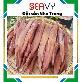 Mực muối lạt phơi ghe Nha Trang hàng dẻo khô nhạt muối 1kg, sze lớn - Seavy