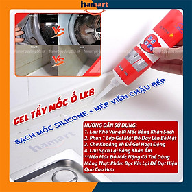 Keo Tẩy Nấm Mốc Gioăng Cao Su Máy Giặt Tường Đa Năng Bồn Chậu Toilet Lavabo Chất Lượng Cao