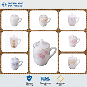 Mua Ca trà có nắp Thủy tinh ngọc MP USA Homeset