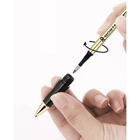 Set 5 Ngòi ruột bút ký Montagut 0.5mm thay thế bút viết cao cấp dạng xoáy cho quà tặng sếp thầy cô giáo B205