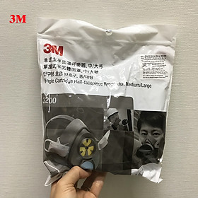 Mua Mặt nạ phòng độc loại 1 phin lọc 3M 3100  3200  HF-52  chưa gồm phin lọc  hàng chính hãng