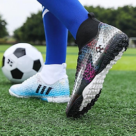 LCRTZKG Macy cùng giày bóng đá nam và nữ TF Broken Nail dành cho người lớn Assassin Falcon AG Long Nail Boy Kids Student Training Shoes