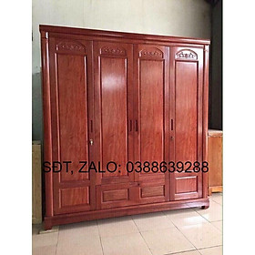 Tủ quần áo gỗ tự nhiên giá thật