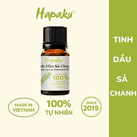 Tinh Dầu Sả Chanh Tự Nhiên Nguyên Chất 10ml Hapaku