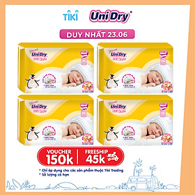 Combo 4 Tã Dán Sơ Sinh UniDry NB36 (36 Miếng)
