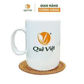 Cốc sứ Bát Tràng 300ml Quê Việt